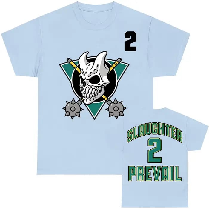 SLAUGHTER TO PREVAIL Hockey T-shirt à manches courtes coton col rond mode t-shirts hommes femmes vêtements unisexe Streetwear Hip Hop hauts