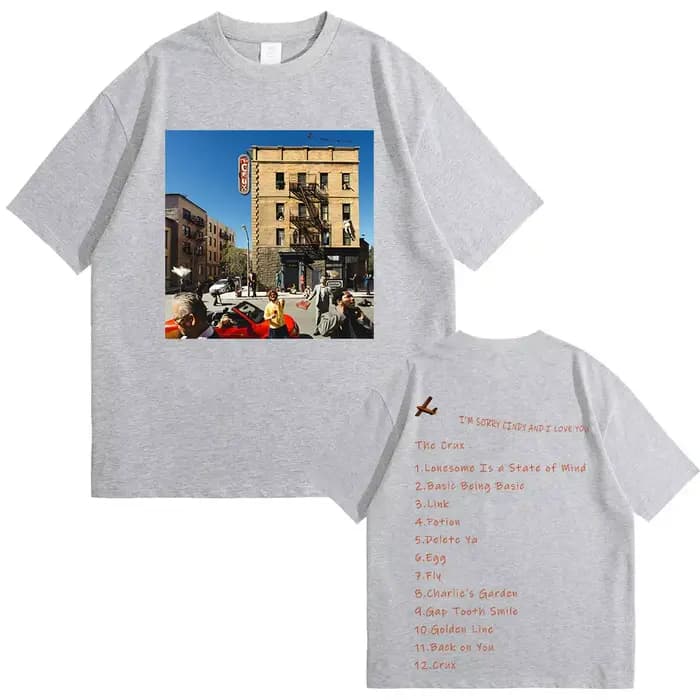 Joe Keery 2025 nouveau T-shirt Djo De Crux Album