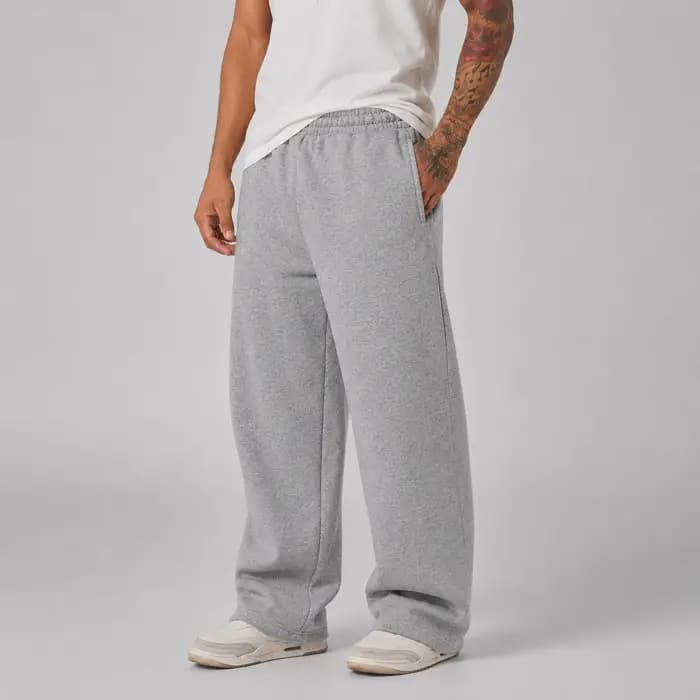Pantalon de survêtement surdimensionné à jambes larges pour hommes