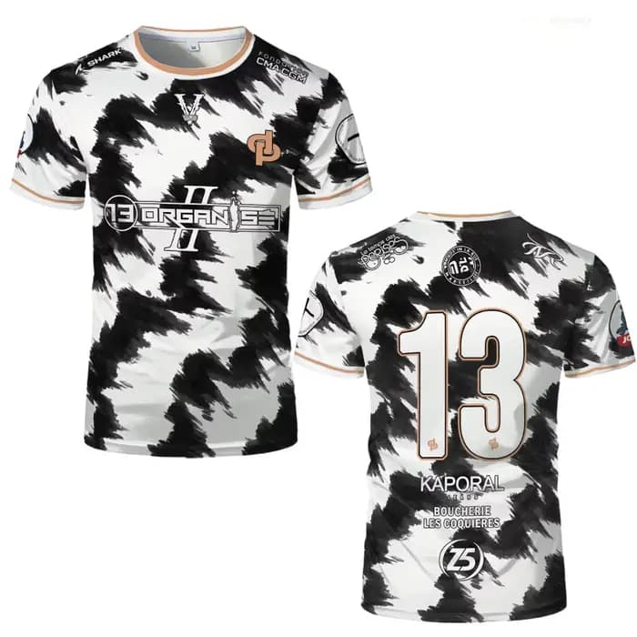 Maillot de sport à séchage rapide JUL Marseille Rap 3D Print 13 Organize Hip Hop Football pour homme