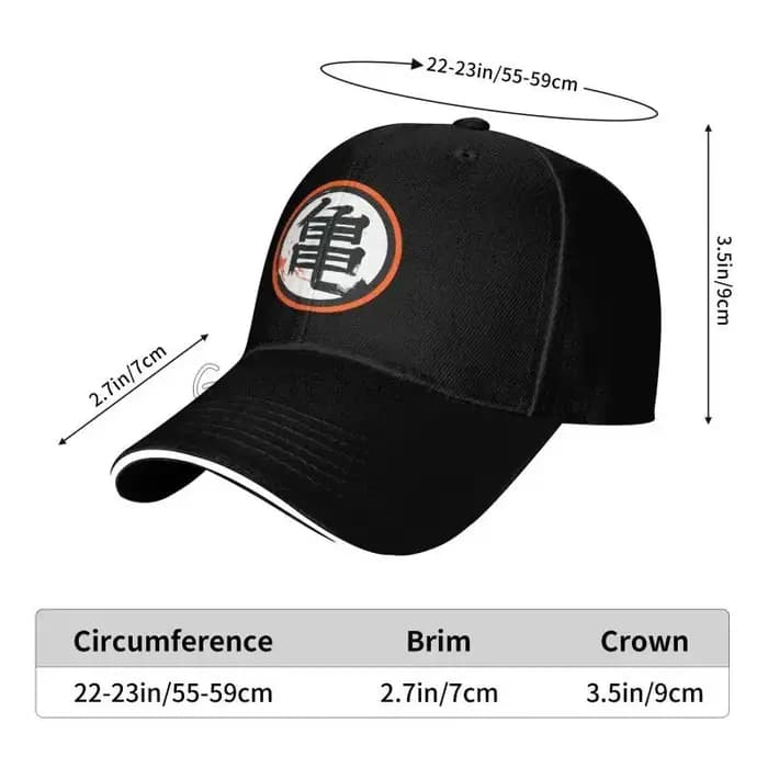 DBZ Kanji imprimer casquette de Baseball hommes réglable chapeau de soleil de luxe camionneur