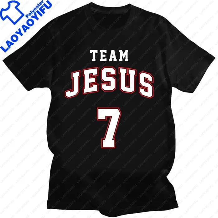 T-shirt graphique drôle de l'équipe de Jésus pour hommes et femmes
