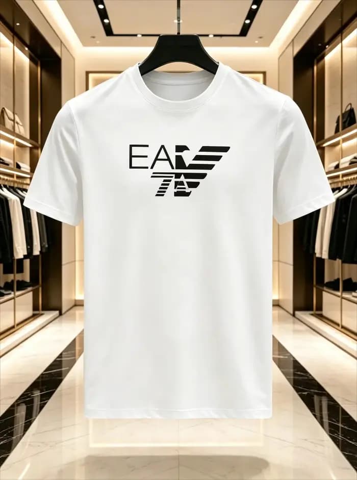 T-shirt de luxe tendance en coton avec motif graphique pour homme et femme – Collection sportswear haut de gamme – Streetwear d'été