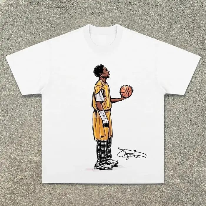 Kobe a recherché dans les femmes lourdes américaines hommes T-shirt numérique pulvérisation directe pour faire la