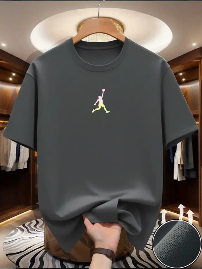 T-shirts tendance à manches courtes pour hommes et femmes