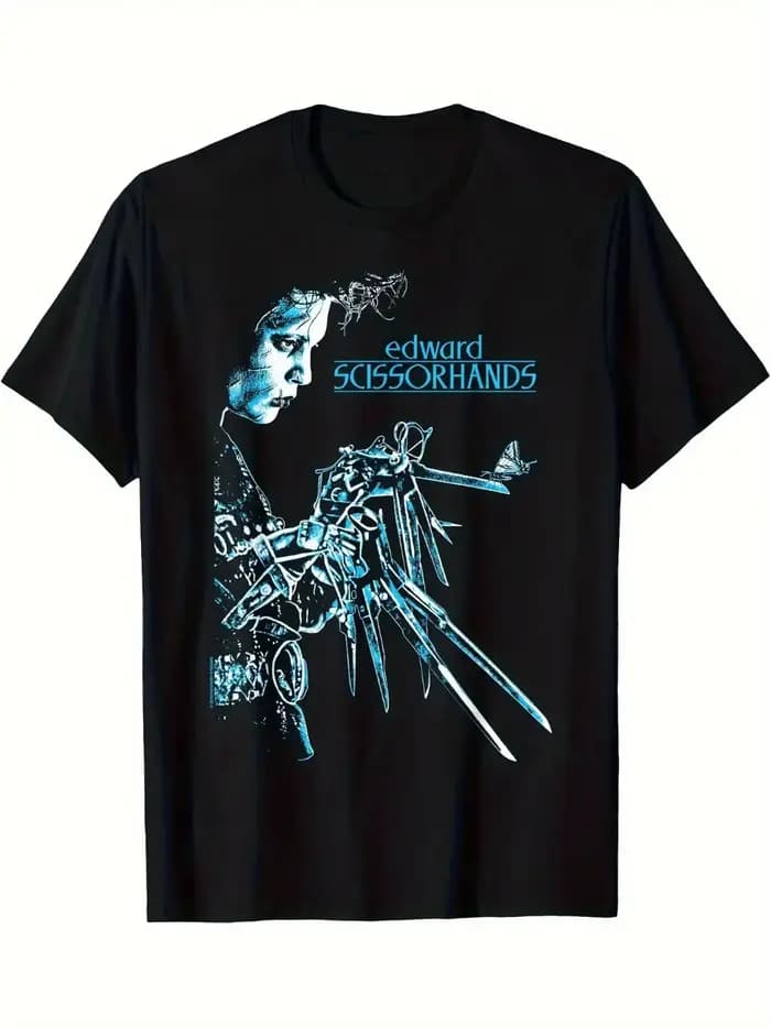 T-shirt pour homme sur le thème d'Edward Scissorhands