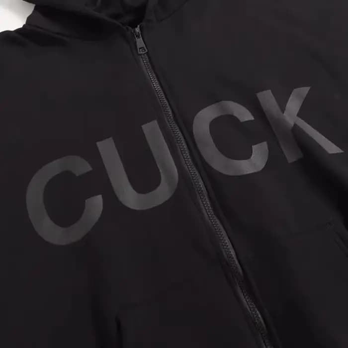 CUCK YZY Kanye nouvel Album préchauffant sweat à capuche avec fermeture éclair hommes femmes meilleu
