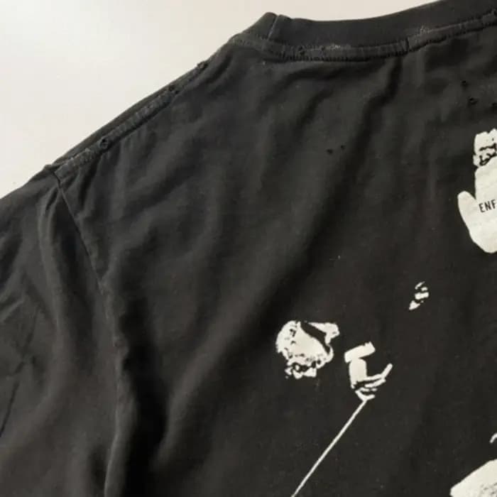 T-shirts à col rond imprimés vintage américains, motif hip-hop, manches courtes, unisexe, en coton, pour hommes et femmes