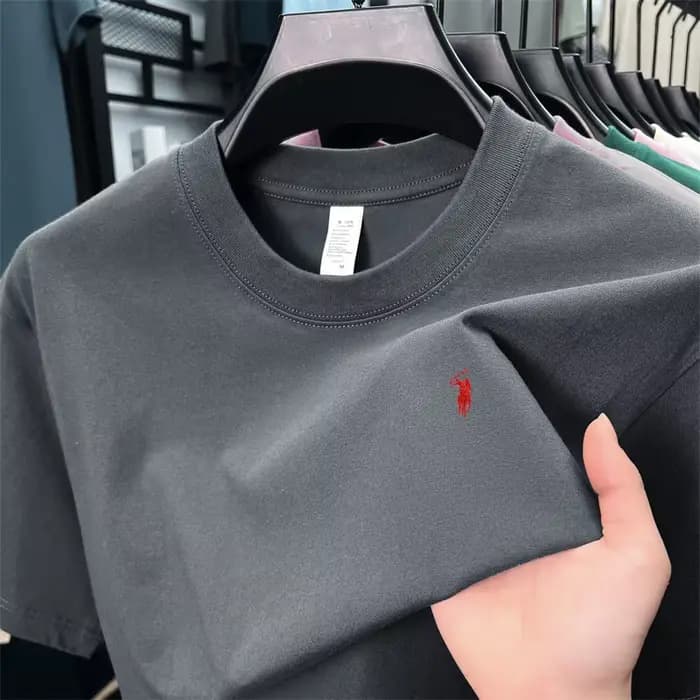 T-shirts classiques unisexes en coton 100% à col rond et manches courtes