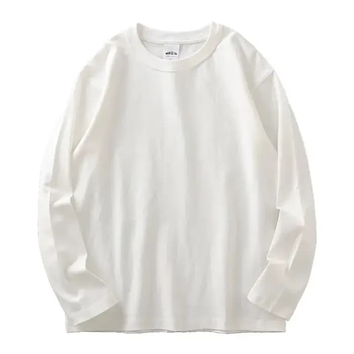 T-shirt à manches longues et bouche plate pour hommes et femmes