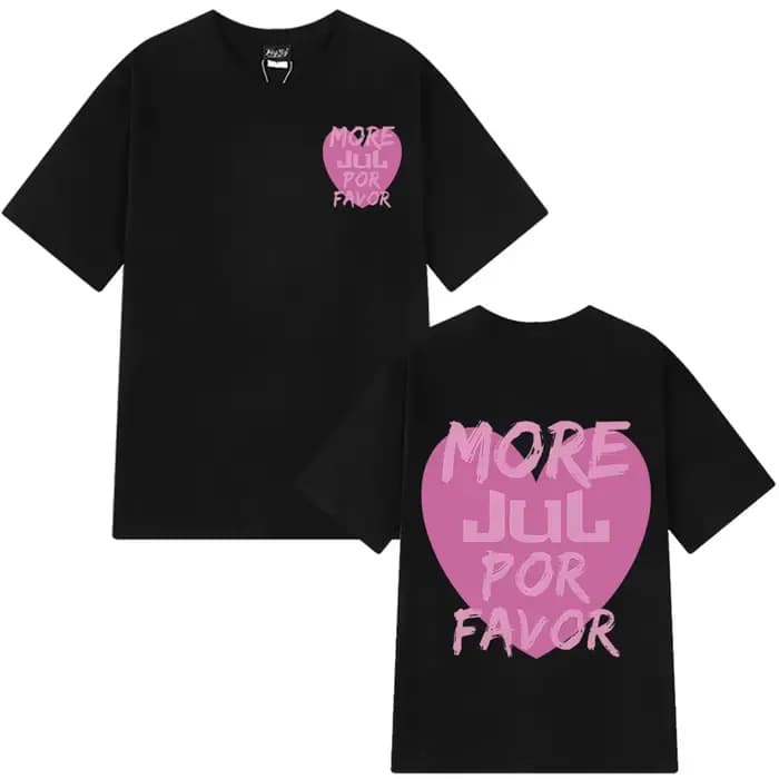 T-shirt imprimé tendance Rapper Jul pour hommes et femmes