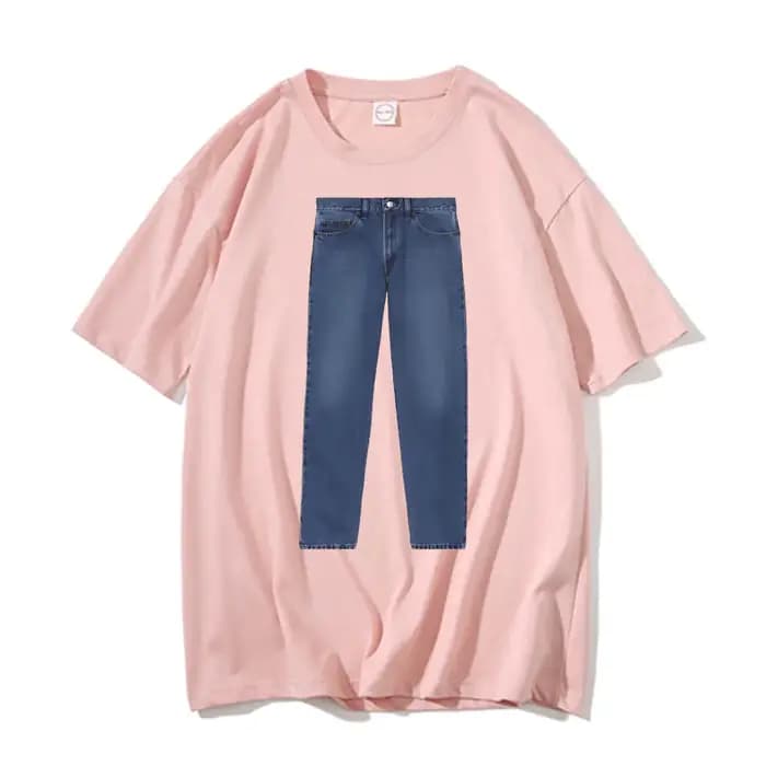 Drôle jean blague Meme T-shirt hommes femmes marque de mode coton