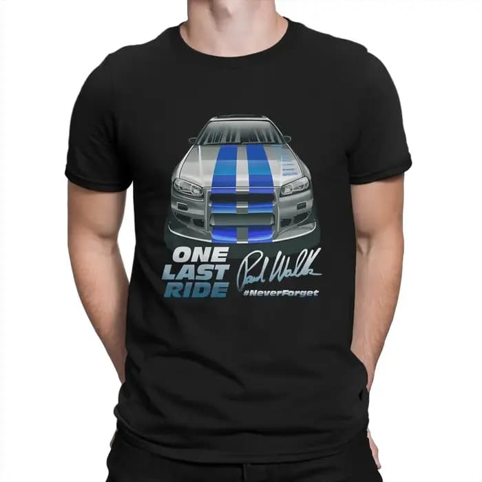T-shirt Fast & Furious Movie Skyline GTR R34 pour homme