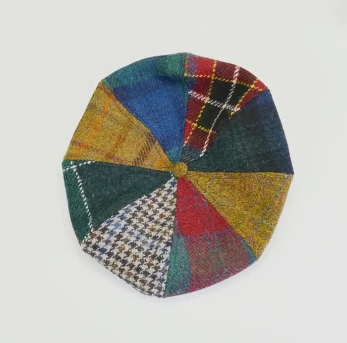 Casquette plate gavroche en pure laine pour hommes et femmes