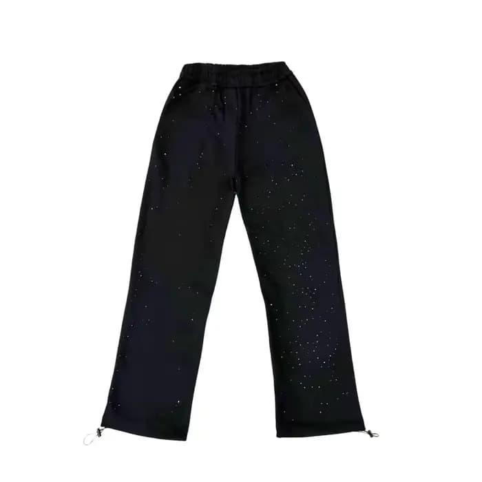 Sweat-shirts et pantalons de survêtement pour couples, style ciel étoilé incrusté de diamants, mode