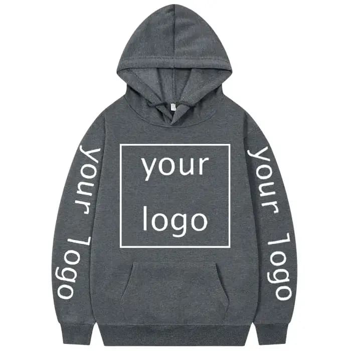 Sweat-shirt à capuche personnalisable avec impression de logo et graphiques