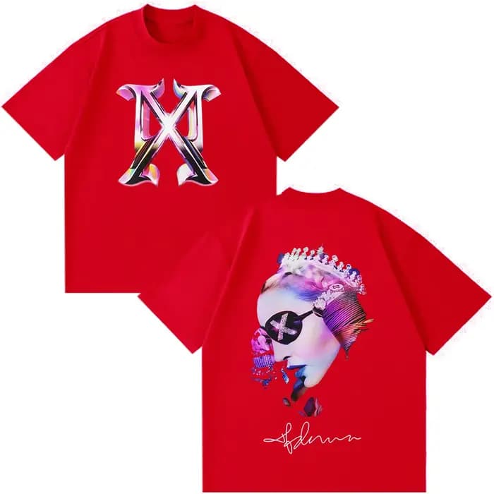 T-shirt imprimé Madonna CONFESSIONS II Album Tour 2026 pour hommes et femmes