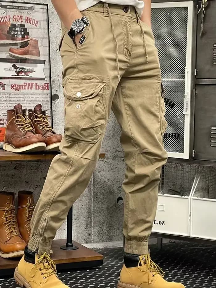 Pantalon cargo multi-poches pour homme