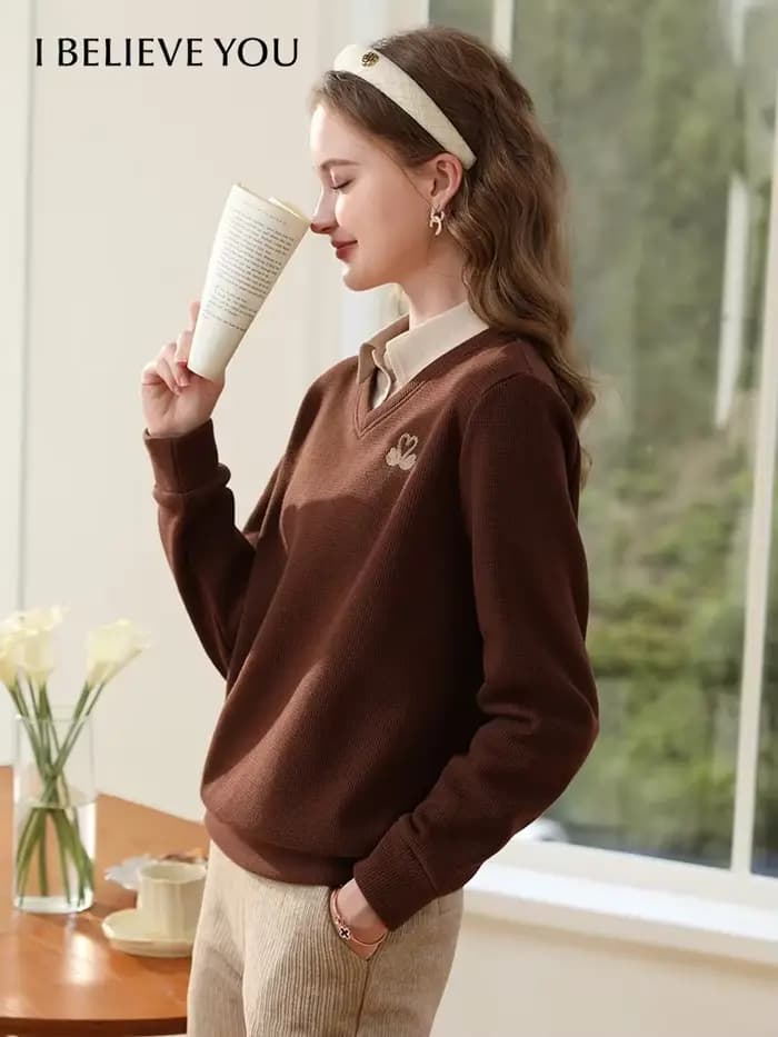 Sweat à capuche I Believe You pour femme