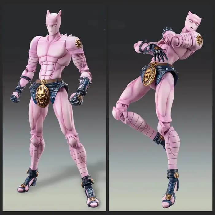 Hot Killer Queen Jojo Bizarre Adventure Part 4 Diamond Is Unbreakable Super Action Statue Boxed Collectible Anime Model Toy