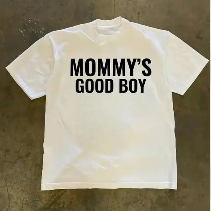 T-shirt tendance « GOOD BOY » pour maman