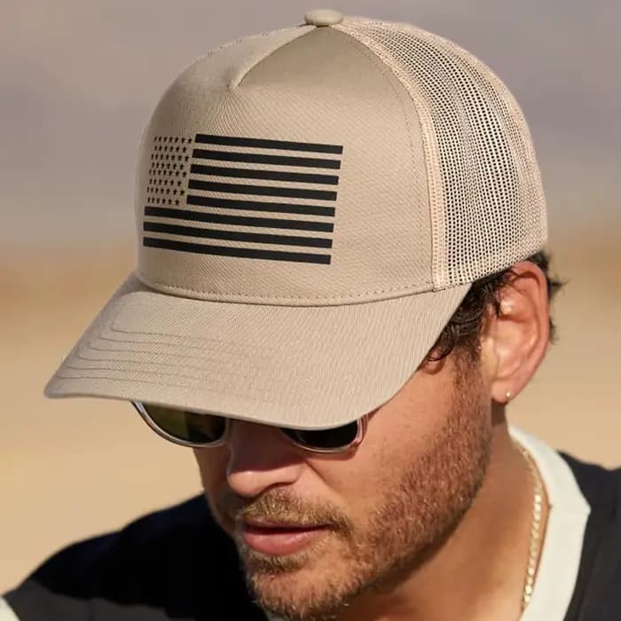 Casquette de baseball drapeau américain 2025 - Chapeau respirant en maille patriotique avec sangle arrière réglable