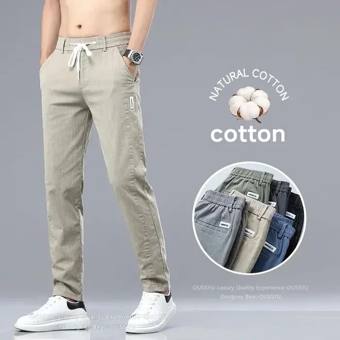 Pantalon Chino Cargo en Twill pour Homme