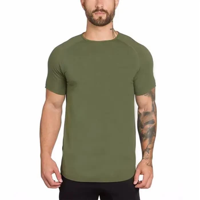 T-shirt à manches courtes et col en V pour homme