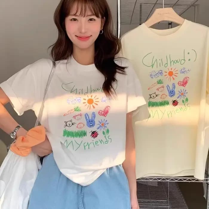 T-shirt à manches courtes pour femmes