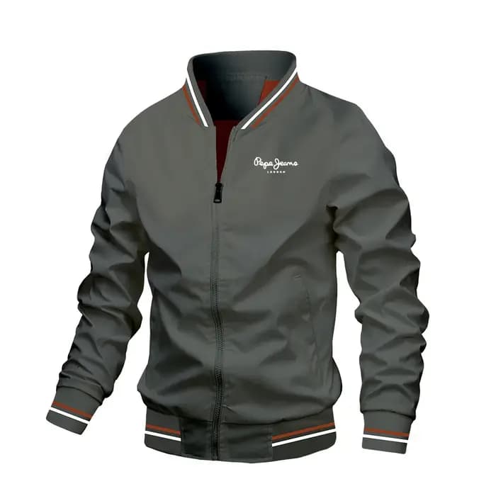 2025 printemps été Bomber veste hommes noir décontracté coupe ajustée Baseball hommes vestes nouvell