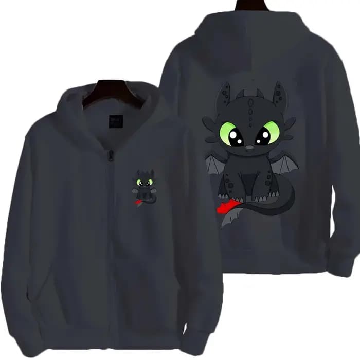 Manteau à capuche unisexe épais et oversize avec fermeture éclair