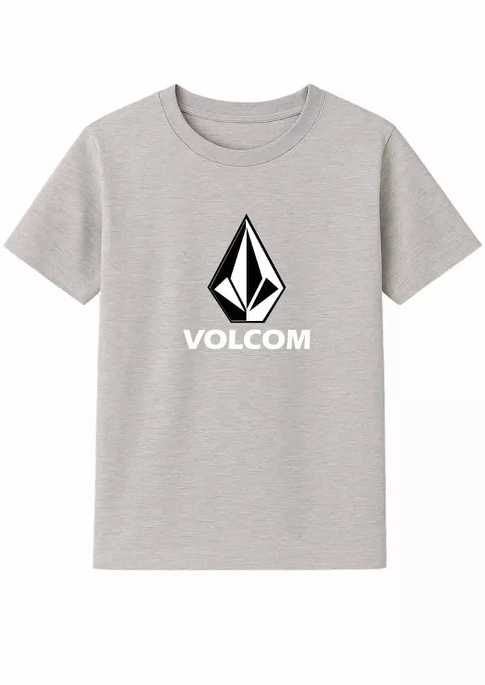 T-shirt en coton graphique Volcom, T-shirt unisexe à manches courtes pour hommes et femmes, T-shirts