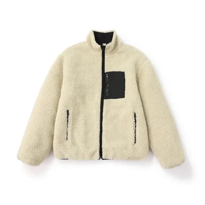 Réversible sherpa polaire gros fourrure streetwear hip hop marque teddy extérieur