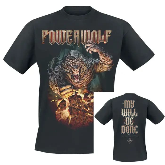 T-Shirt Warrior Powerwolf pour hommes et femmes