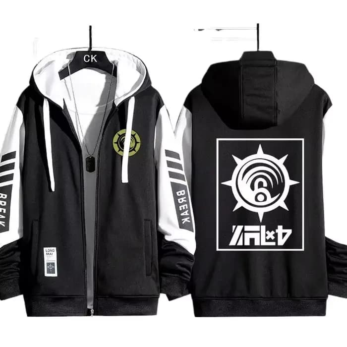 GACHIAKUTA Sweat à capuche zippé Rude Riyo Costume Casual Harajuku à manches longues pour hommes et femmes