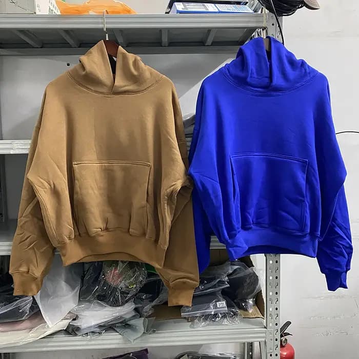 RapFabric Kanye West-Sweat à capuche double couche surdimensionné pour hommes et femmes, pulls décon