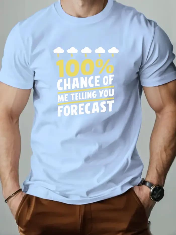 T-shirt col rond pour hommes