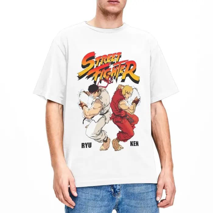 T-shirt Ken Vs Ryu Street Fighter pour hommes et femmes