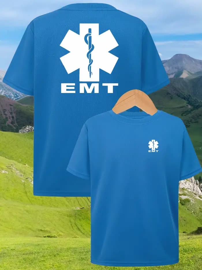 T-shirt à col rond pour homme, haut à manches courtes, imprimé, tendance, décontracté, polyvalent, respirant, style minimaliste, manches courtes
