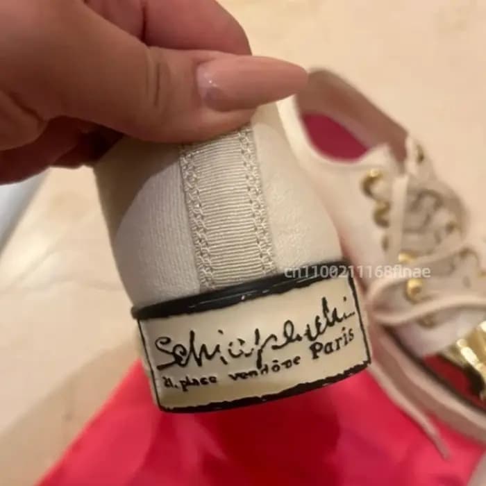 Chaussures de planche à bout doré pour hommes et femmes