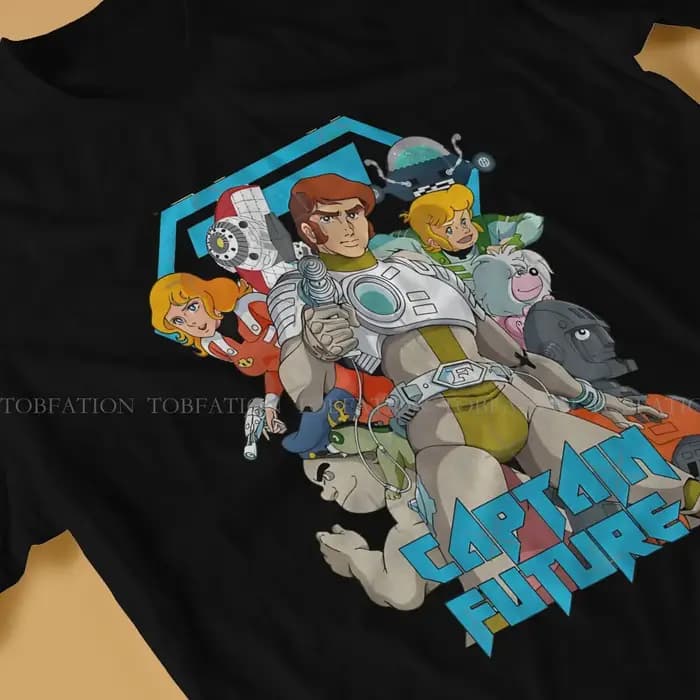 T-shirt à col rond en coton services.com Future Comet Crew pour hommes