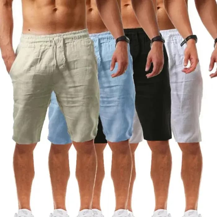 Short en coton pour hommes