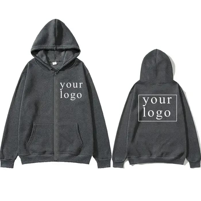 Cardigan à Capuche pour Homme et Femme, avec Logo/Image de Marque Personnalisé, Nouveau Design à la