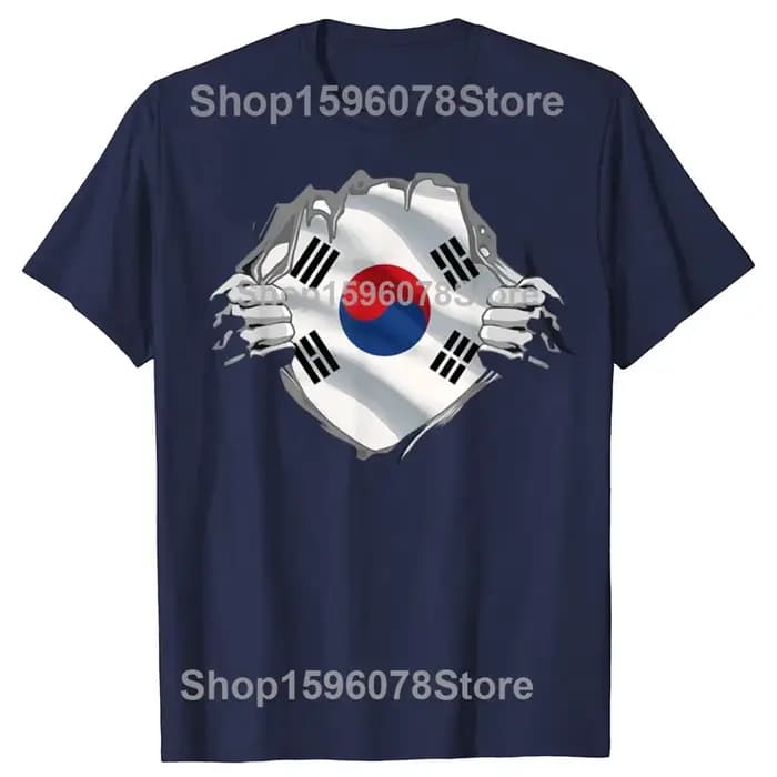 T-shirts drôles de style sud-coréen