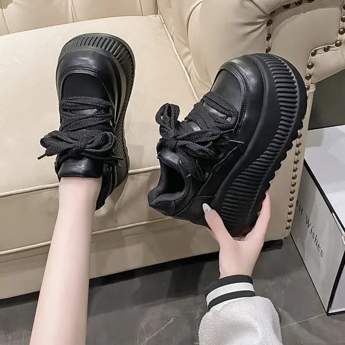 Baskets décontractées à plateforme de 9 cm pour femmes