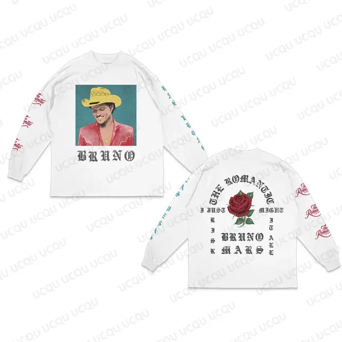 T-shirt à manches longues édition limitée The Romantic Tour 2026 Las Vegas