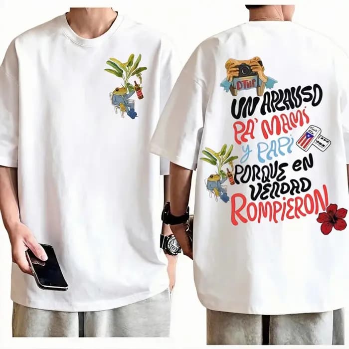T-shirt Bad Bunny World Tour 'Debi Tirar Mas Fotos DTMF'