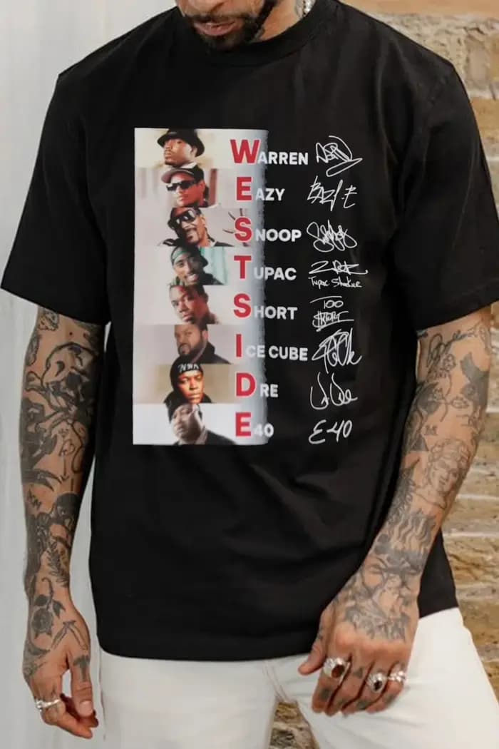 T-shirt 2pac tendance 2026 pour homme et femme