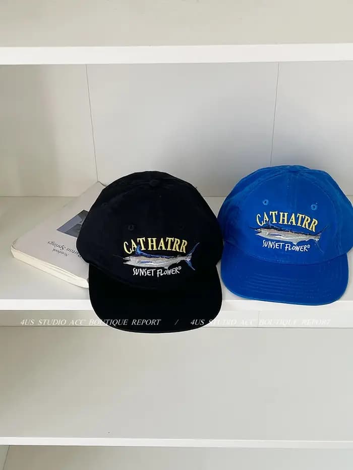 Casquette à bords plats de marque Tide pour femmes