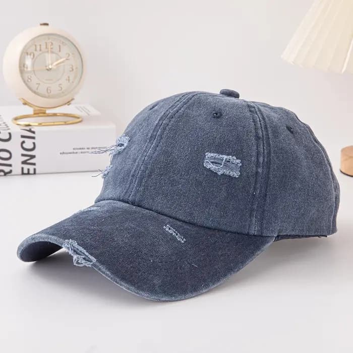 Casquette de baseball style troué : Casquette tendance